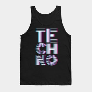 Techno Electronic Style Tank Top